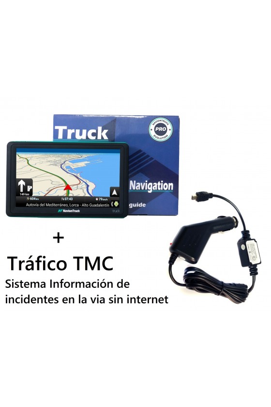 GPS para Camión Profesional con TMC Tráfico - Navion X7 Truck PRO Evolution con Actualizaciones Gratis