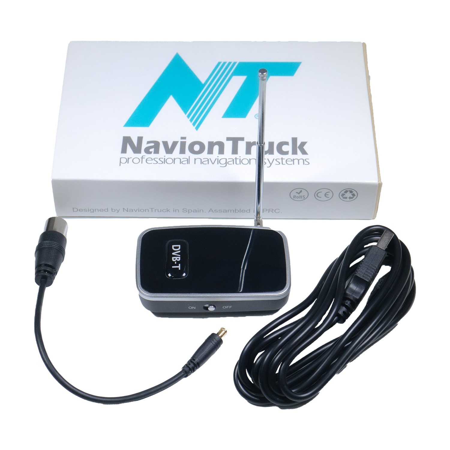 Antena de Televisión TDT Portátil e Inalámbrica para Smartphones y Tablets - Navion DVB-T