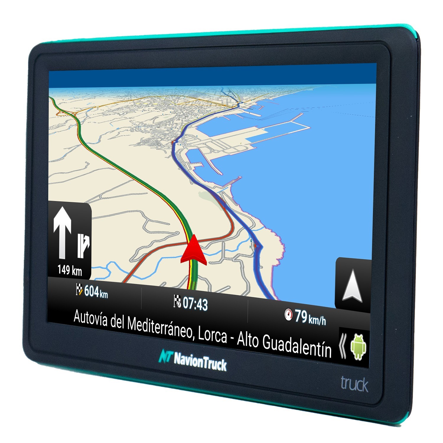 GPS Camión - Pack X7 EVOLUTION con Visera, Funda y Protector de Pantalla