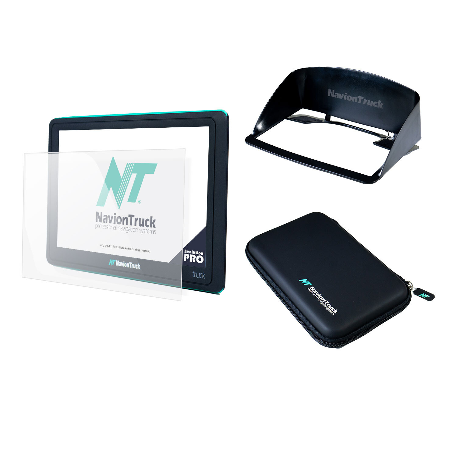 GPS Camión - Pack X7 EVOLUTION con Visera, Funda y Protector de Pantalla
