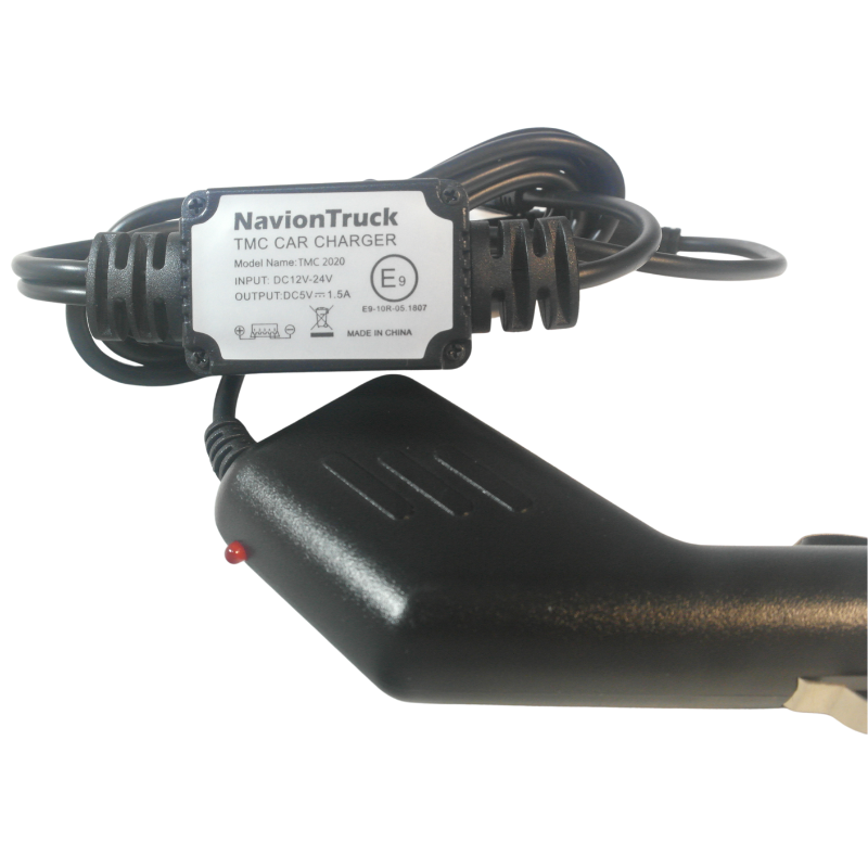 Antena TMC Receptor de Incidentes de Tráfico con Cargador 12-24v