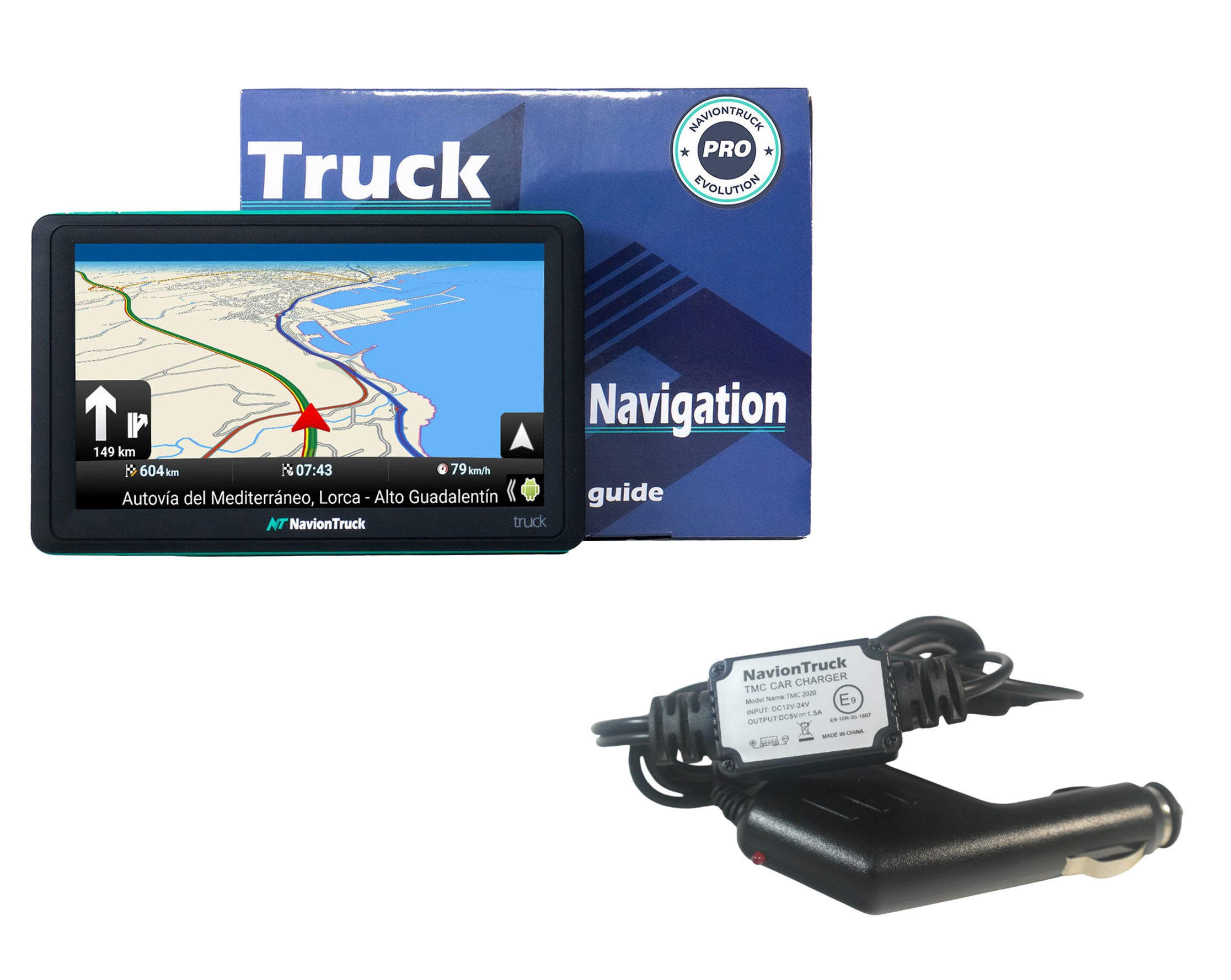 GPS Camión - X7 EVOLUTION con Tráfico TMC y Actualizaciones Gratis