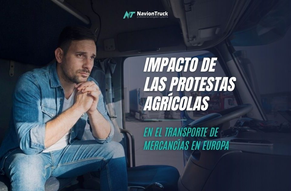 Protestas agrícolas en Europa y su impacto en el transporte