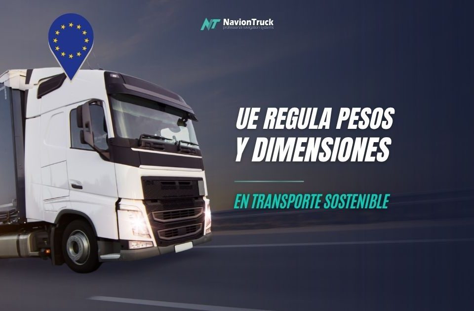 UE regula pesos y dimensiones en transporte sostenible