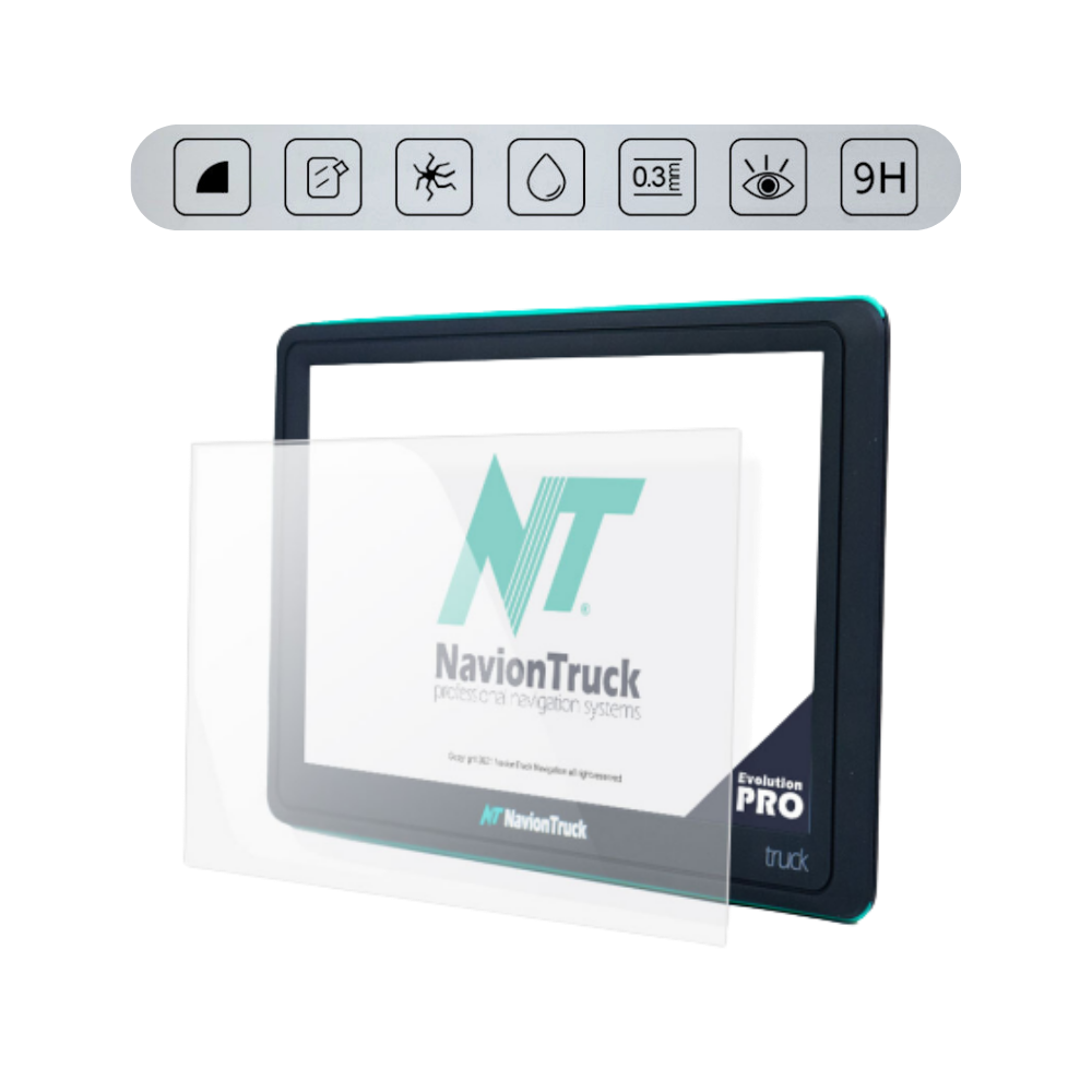 Protector de Pantalla de Cristal Templado para Navegadores GPS NavionTruck